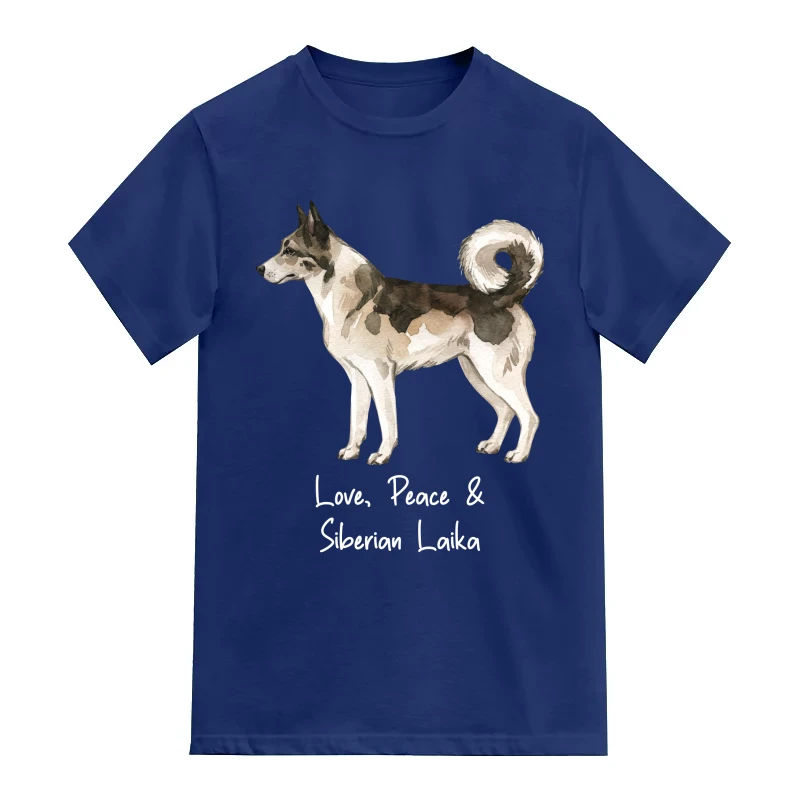 Siberian Laika Dog Printed
