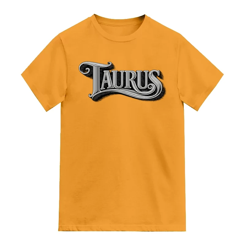 Taurus Word Art Zodiac Sign