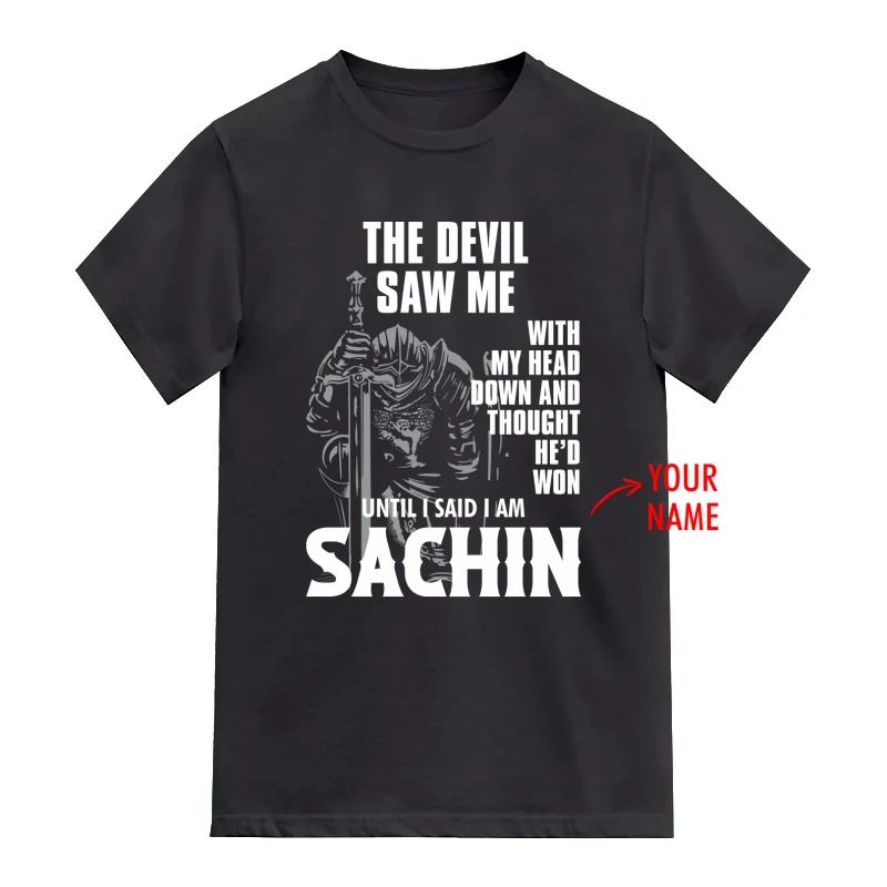 The Devil Thought He Won Custom Name Printed
