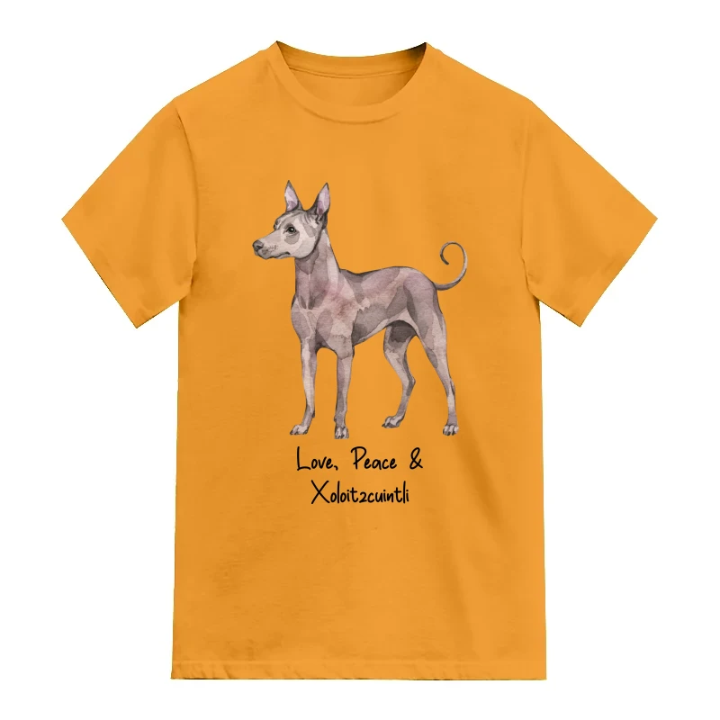 Xoloitzcuintli Dog Printed